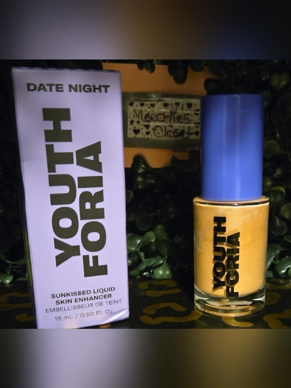 Youthforia Date Night Liquid Skin Enhancer Illuminating Glow Drops 0.5oz NIB